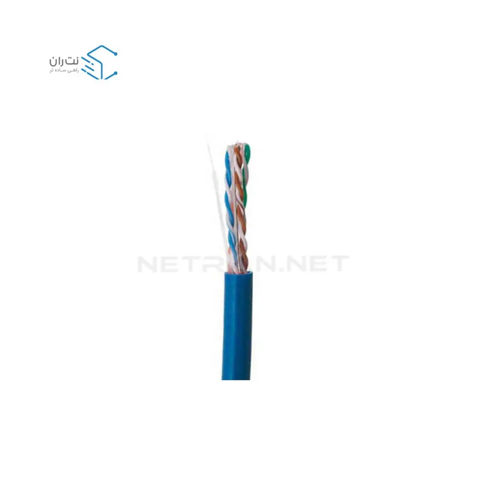 کابل شبکه لگراند Cat6 UTP تمام مس تست فلوک چنل روکش PVC حلقه 305 متری | نت‌ ران